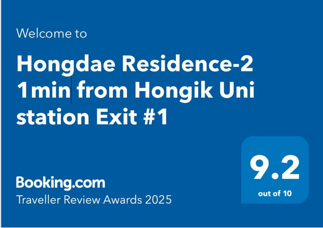 Hongdae Residence-2 1Min From Hongik Uni Station Exit #1 Seul Zewnętrze zdjęcie